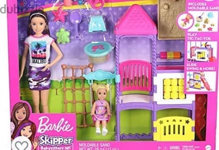 Barbie Skipper Babysitters Inc. Climb 'n Explore Playground Dolls