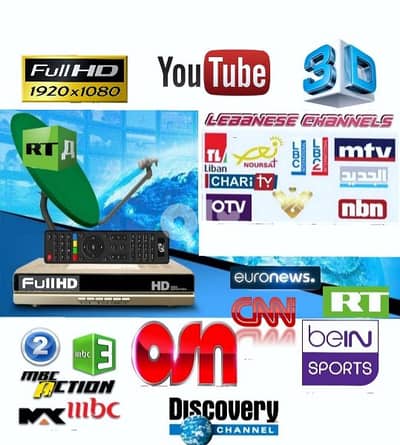 RECEIVER -U6122(SATELLITE)لدينا رسفيرات تعمل على نت بدون طبق ستلايت