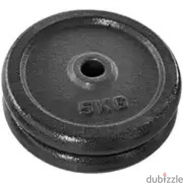 Cast Iron Dumbbell/Barbell Set -  up to 70kg 1