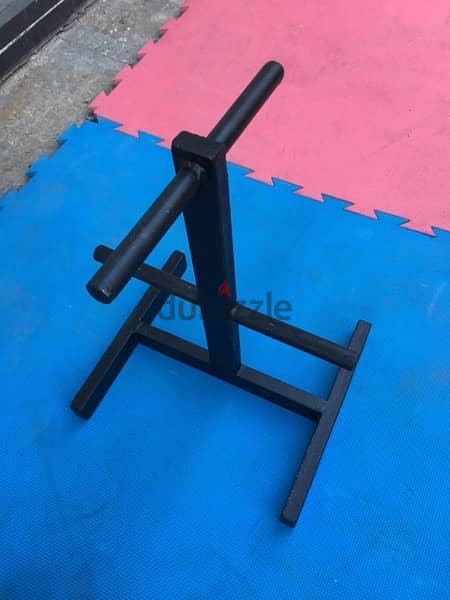 rack with rubber plates like new we have also all sports equipment 3