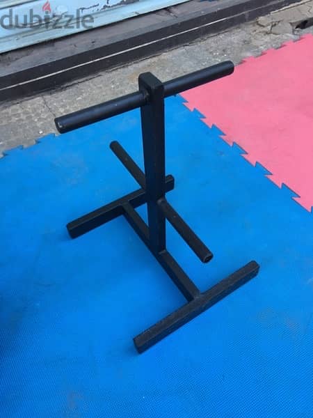 rack with rubber plates like new we have also all sports equipment 4