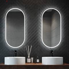 Led mirror vertical or horizontal