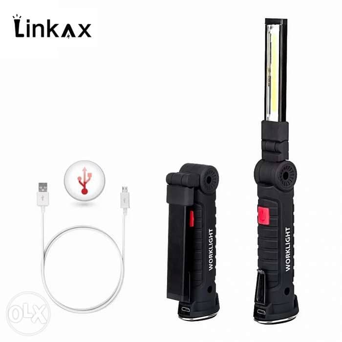 Rechargeable Smart Led Flashlight مصباح ليد ذكي متعدد الاستعمالات 5