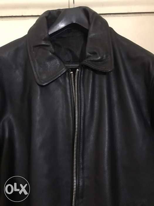 JJ leather black jacket goat leather size Xl 0