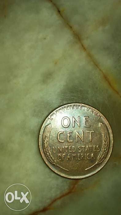 USA Penny One Lincoln Wheat Cent year 1956 1