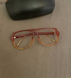 vintage square 2 tones eyeglasses size 60 0