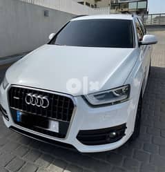 Audi Q3 2013 super clean with 4 digit plate number 0