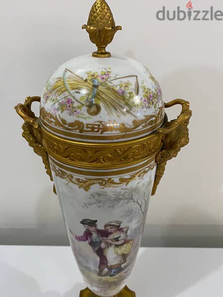authentic porcelain de Sevres vase 19th century 4