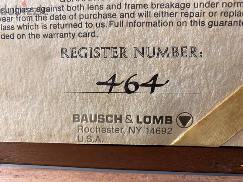 rare vintage 14k solid gold original Rayban Bausch and lomb 1