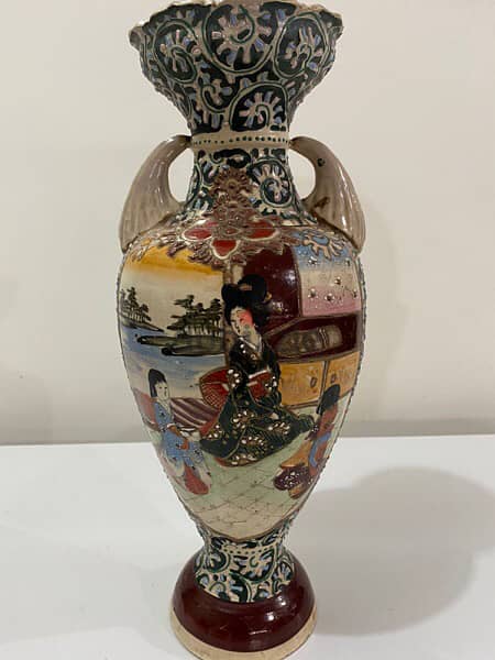 Meiji era beautifull big vase 19t century 6