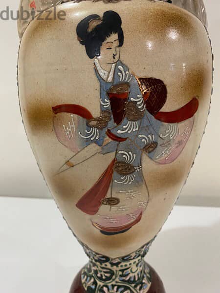 Meiji era beautifull big vase 19t century 7