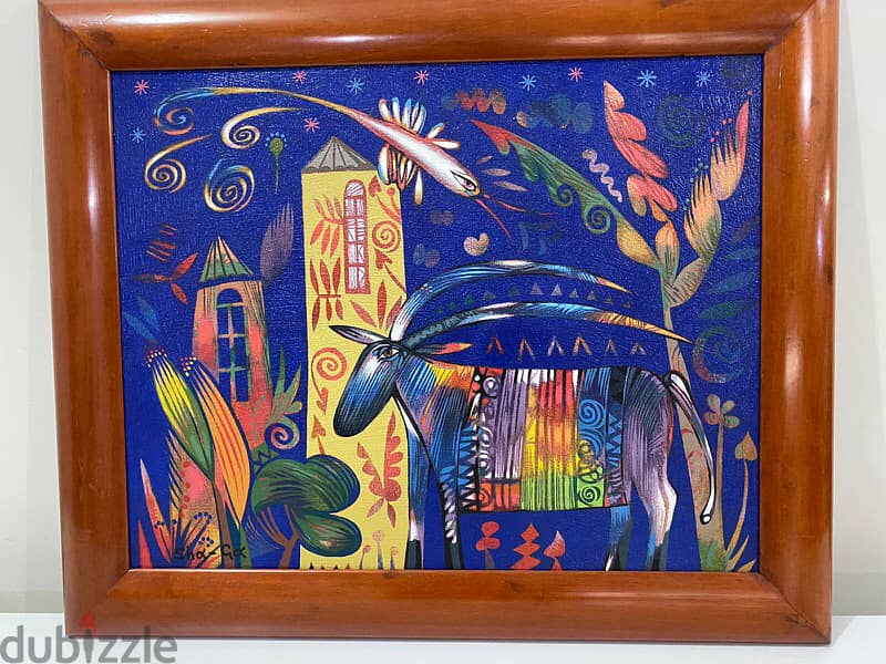 famous Sha-ga oil on canvas painting 1