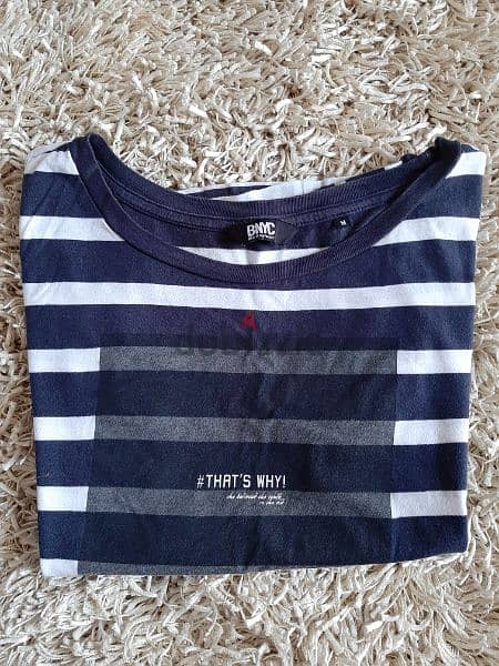 stripped white and navy blue shirt for women 3