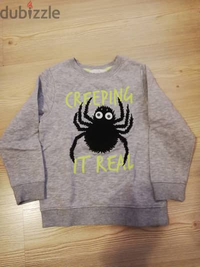 H&M spider sweather