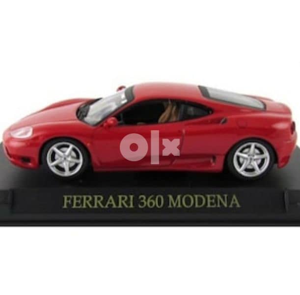 Ferrari Modena 360 diecast car model 1:43. 1