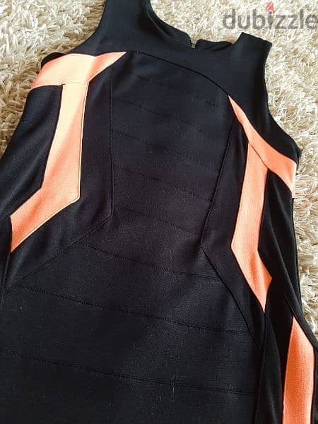 black and orange dress for women Size 12 4