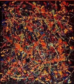 painting style Jackson Pollock