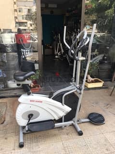 elliptical Byke like new we have also all sports equipment 70/443573 0