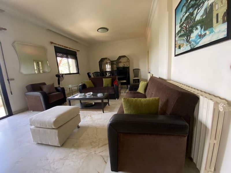220 Sqm | Fully furnished Apartment Ain Saadeh| Mountain view 3