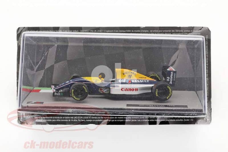 Alain Prost Williams FW15C diecast car model 1:43. 4