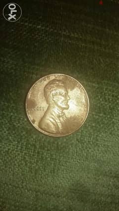 USA Lincolin Memorial First Mint Cent Coin year 1959سنت اميركي