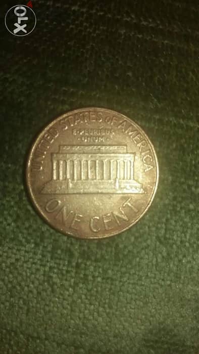USA Lincolin Memorial First Mint Cent Coin year 1959سنت اميركي 1
