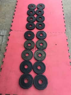 Olympic rubber plates like new 70/443573 RODGE sports equipment