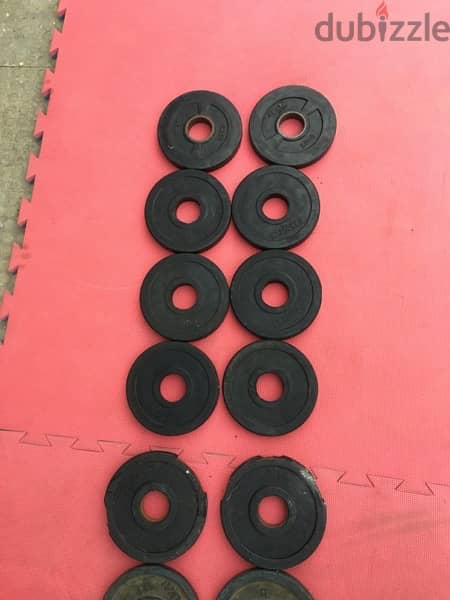 Olympic rubber plates like new 70/443573 RODGE sports equipment 2