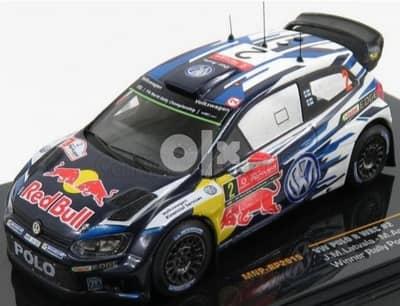 VW Polo WRC diecast car model 1:43.