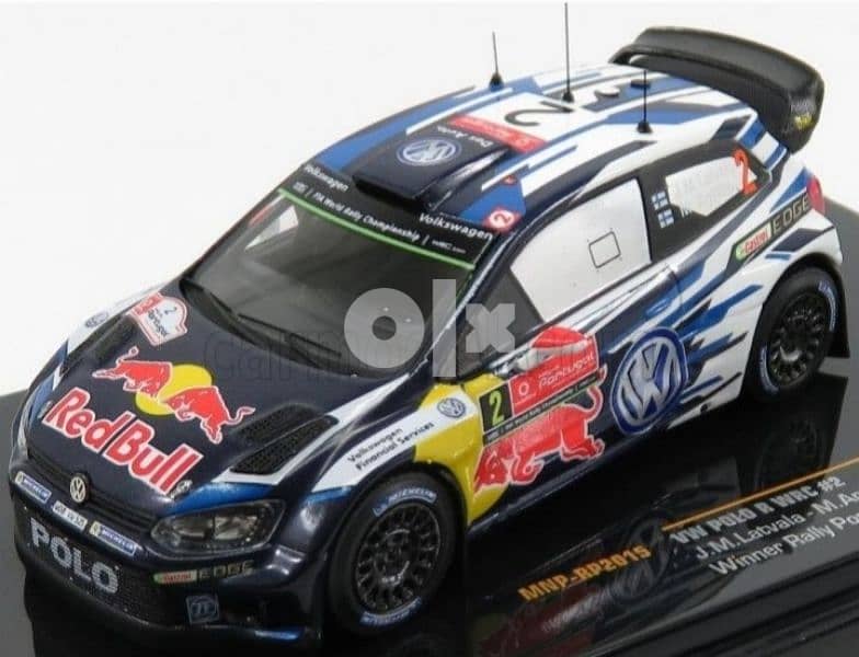 VW Polo WRC diecast car model 1:43. 0