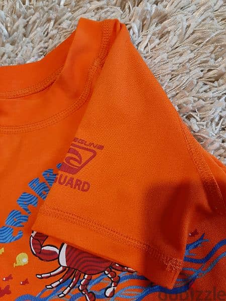 swimming orange shirt for 3yo boys 3