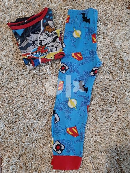 superman cotton pj's for 6 year old boys 1