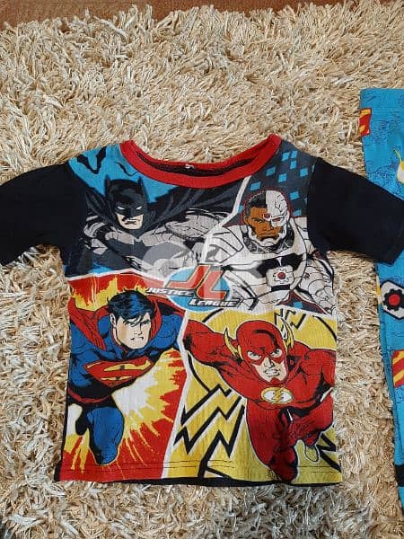 superman cotton pj's for 6 year old boys 2