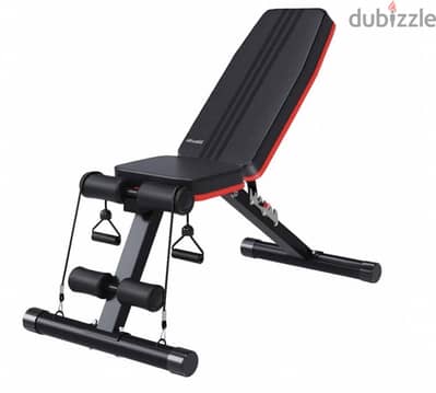 Adjustable Weight Bench with Fitness Rope