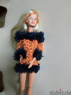 Barbie ENCHANTED HALLOWEEN Mattel dressed doll orange hair part=18$