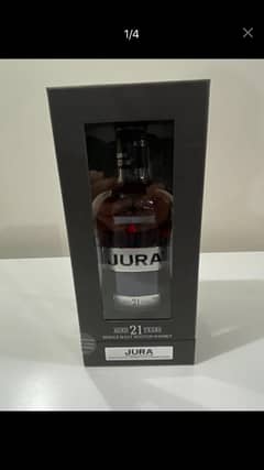 antique 21 year old single malt Jura whisky in box 0