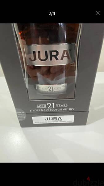 antique 21 year old single malt Jura whisky in box 1