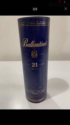 antique rare 21 year old discontinued Ballantine collection bottle 0