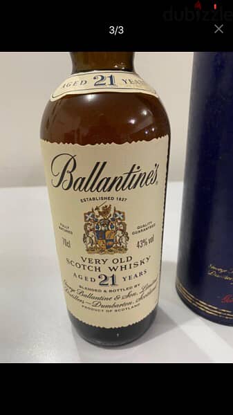 antique rare 21 year old discontinued Ballantine collection bottle 2