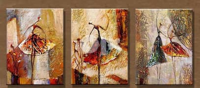 set of 3 paintings