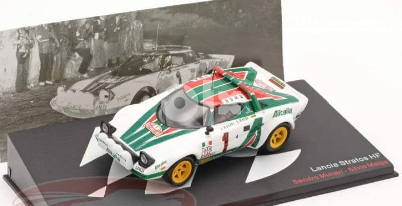 Lancia Stratos HF diecast car model 1:43. 0