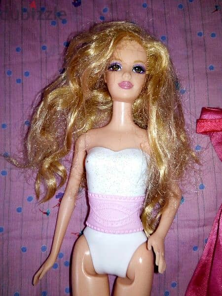 Barbie WEDDING Princess Mattel great doll 2014 wavy hair molded top=14 5