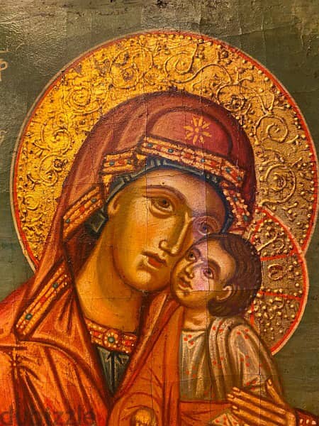 rare museum 19th century greeck icon source of life 5