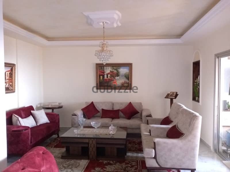 100m 2bedroom+ 100m Rooftop+ Parking Deir el Harf close to Hammana 2