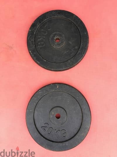 plates iron 90 kilo like new 70/443573 RODGE sports equipment