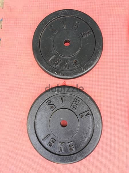 plates iron 90 kilo like new 70/443573 RODGE sports equipment 2