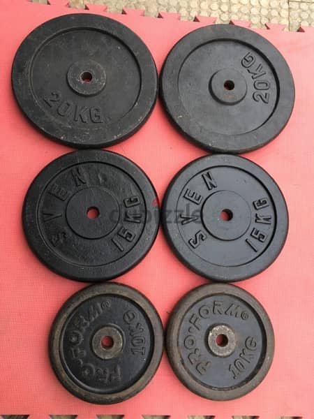 plates iron 90 kilo like new 70/443573 RODGE sports equipment 4