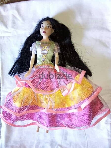 Princess MULAN Disney great doll ball neck, Bending legs Simba body=17 1