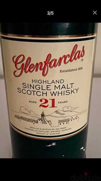 antique 21year collection bottle glenfarclas 3