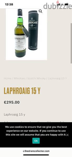 rare collection bottle of laphrohaig 15 2